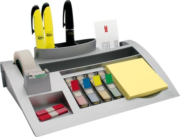 Produktbild: Post-it&reg; Tisch-Organizer, silber