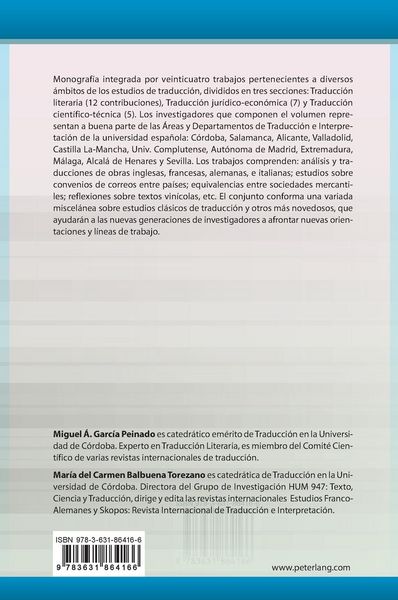 Produktbild: Formas y variedades tradicionales de la traducci&oacute;n especializada