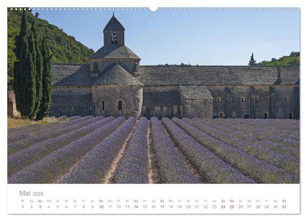 Produktbild: Provence: Malerisches S&uuml;dfrankreich (Wandkalender 2026 DIN A2 quer), CALVENDO Monatskalender