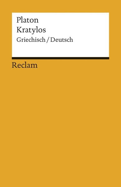 Kratylos, Taschenbuch von Platon, Reclam, Philipp, 978-3-15-018994-8