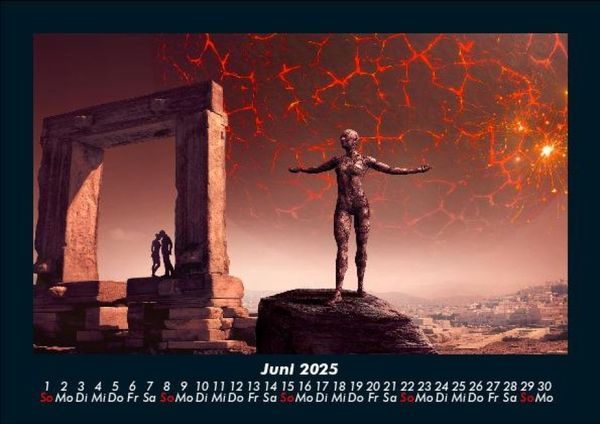 Produktbild: Mit Fantasy durch's Jahr 2025 Fotokalender DIN A5