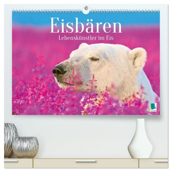 Produktbild: Eisb&auml;ren: Lebensk&uuml;nstler im Eis (hochwertiger Premium Wandkalender 2026 DIN A2 quer), Kunstdruck in Hochglanz