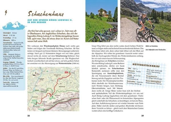 Produktbild: H&uuml;tten und Almen mit dem Mountainbike Bayerische Hausberge