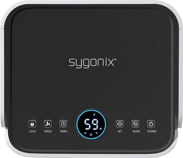 Produktbild: Sygonix Tuya Smart Luftentfeuchter 62m&sup3; 200W 12 l/Tag Wei&szlig;
