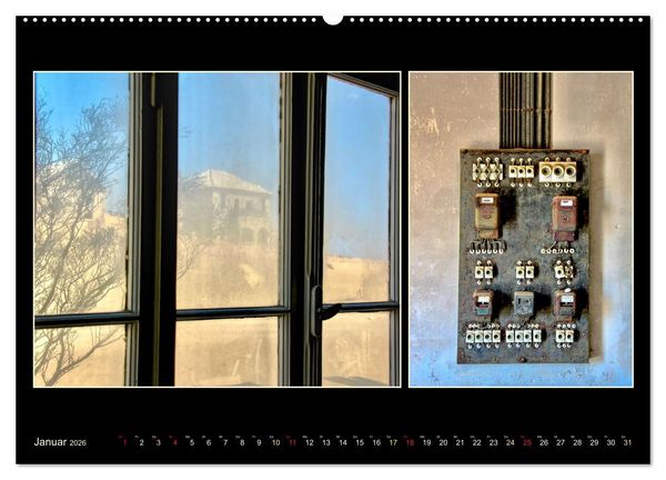 Produktbild: Geisterstadt Kolmannskuppe (Wandkalender 2026 DIN A2 quer), CALVENDO Monatskalender