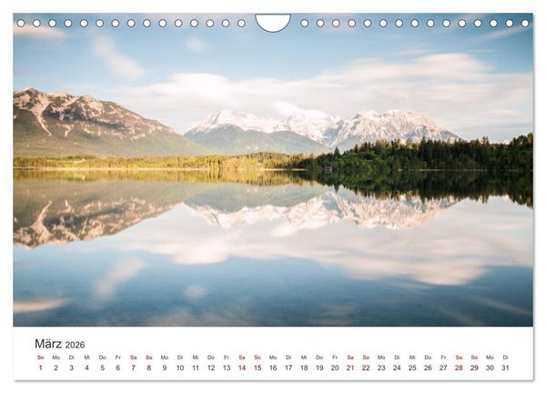 Produktbild: Berge und Seen - Die Perlen der Natur (Wandkalender 2026 DIN A4 quer), CALVENDO Monatskalender