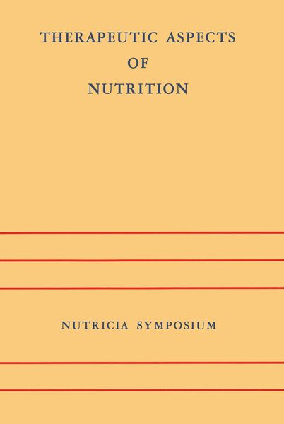 Produktbild: Therapeutic Aspects of Nutrition