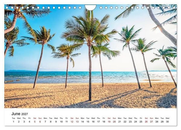Produktbild: Tropical Vibes (Wall Calendar 2027 DIN A4 landscape), CALVENDO 12 Month Wall Calendar