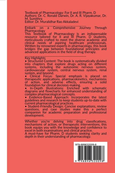 Produktbild: Textbook of Pharmacology