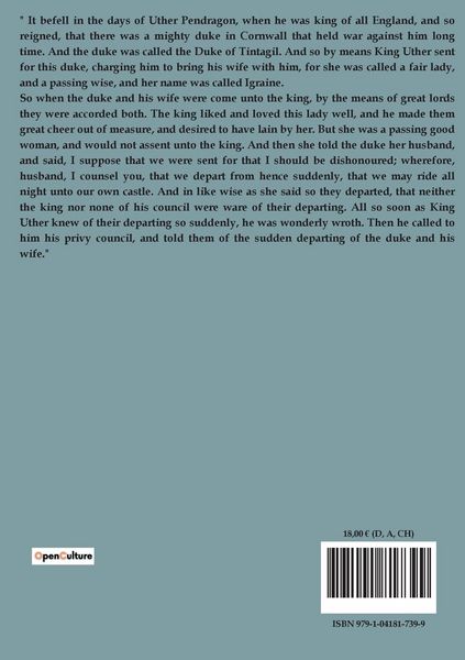 Produktbild: King Arthur and of his Noble Knights of the Round Table