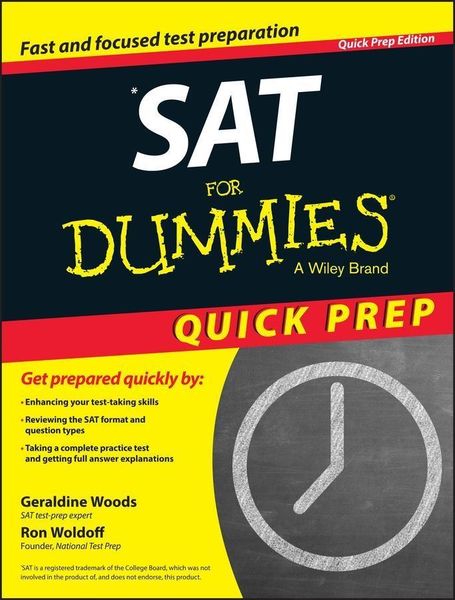 Produktbild: SAT For Dummies 2015 Quick Prep