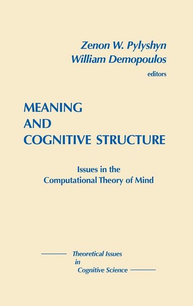 Produktbild: Meaning and Cognitive Structure