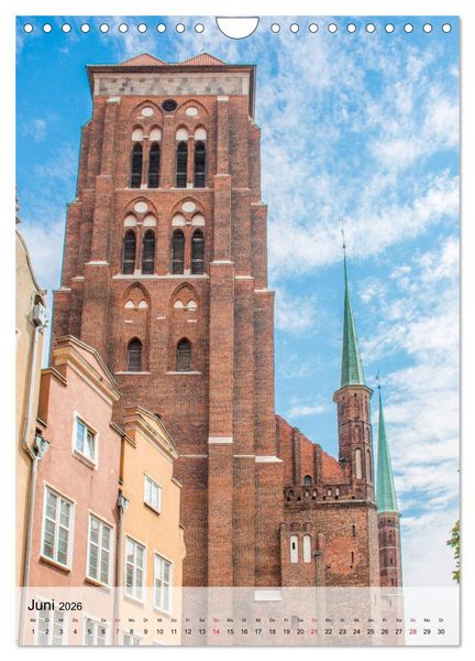 Produktbild: Danzig - Historische Altstadt (Wandkalender 2026 DIN A4 hoch), CALVENDO Monatskalender