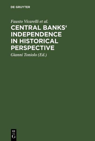 Produktbild: Central banks' independence in historical perspective