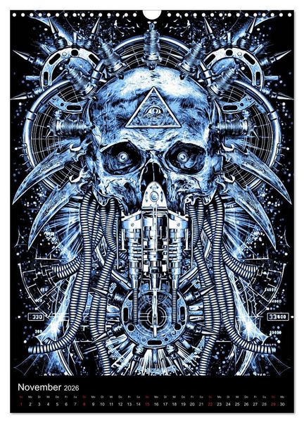 Produktbild: BLOODBOY/DARK ILLUSTRATION (Wandkalender 2026 DIN A3 hoch), CALVENDO Monatskalender