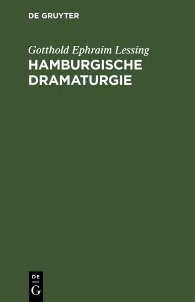 Produktbild: Hamburgische Dramaturgie