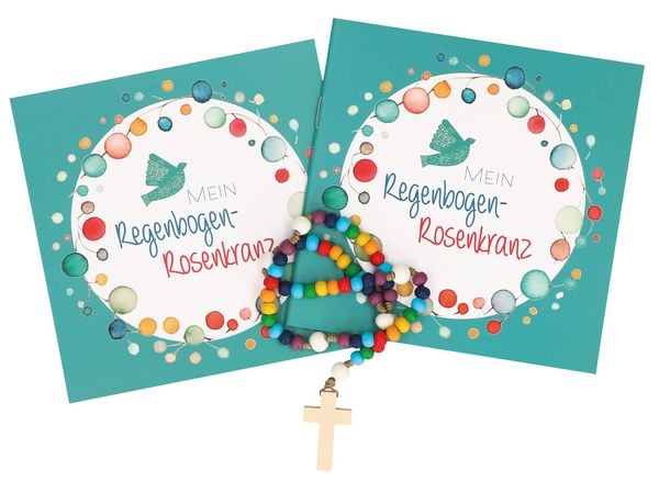 Produktbild: Geschenkset - Mein Regenbogen Rosenkranz