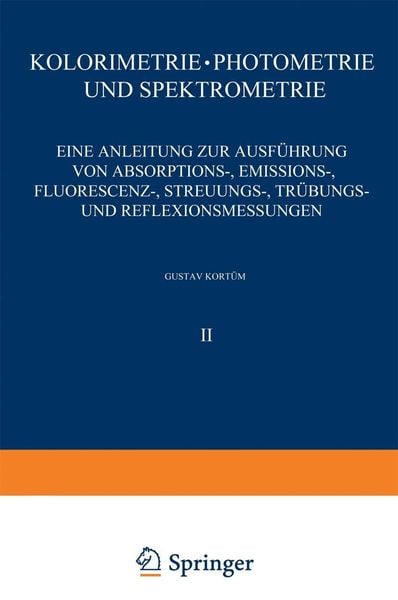 Produktbild: Kolorimetrie &middot; Photometrie und Spektrometrie