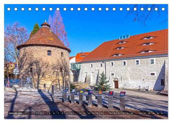 Produktbild: Unterwegs in Kamenz (Tischkalender 2026 DIN A5 quer), CALVENDO Monatskalender