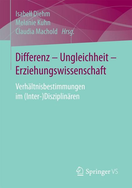 Produktbild: Differenz - Ungleichheit - Erziehungswissenschaft