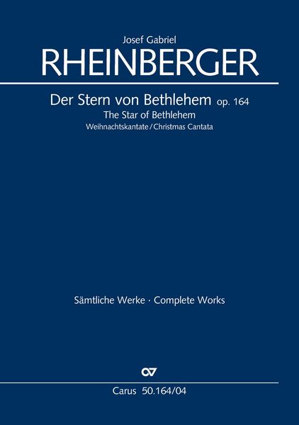 Produktbild: Der Stern von Bethlehem (Klavierauszug)