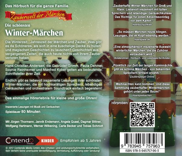 Produktbild: Zauberwelt der M&auml;rchen: Die sch&ouml;nsten Winter-M&auml;rchen