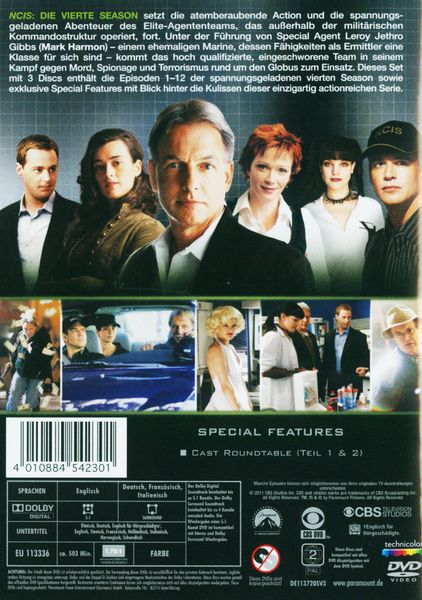 Produktbild: NCIS - Naval Criminal Investigate Service/Season 4.1 [3 DVDs]