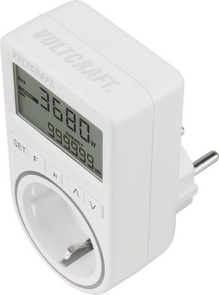 Produktbild: VOLTCRAFT SEM4500 Energiekosten-Messger&auml;t Kostenprognose, Alarmfunktion, Stromtarif einstellbar
