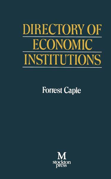 Produktbild: Directory of Economic Institutions