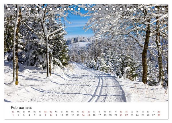 Produktbild: Sauerland - hier muss man mal gewesen sein (Tischkalender 2026 DIN A5 quer), CALVENDO Monatskalender