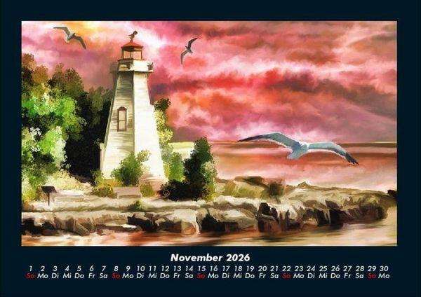 Produktbild: Kunstkalender 2026 Fotokalender DIN A4