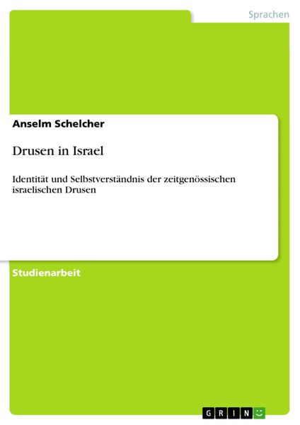 Produktbild: Drusen in Israel