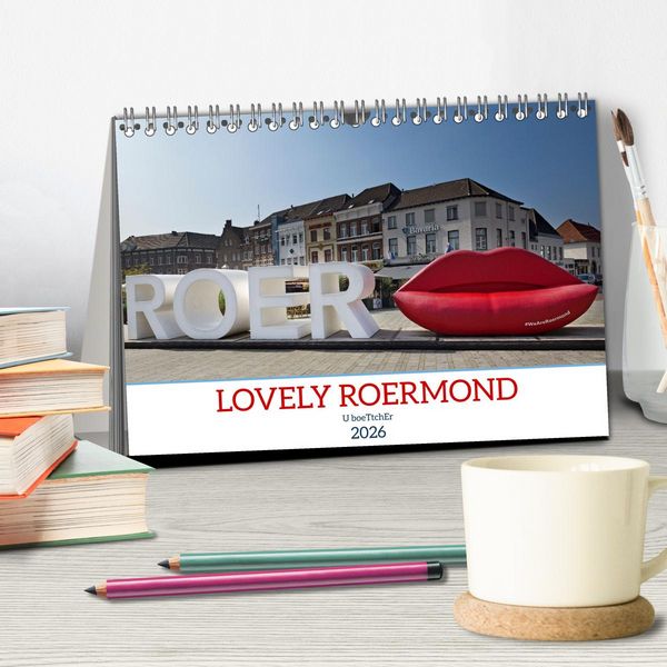 Produktbild: LOVELY ROERMOND (Desk Calendar 2026 DIN A5 landscape), CALVENDO 12 Month DeskCalendar