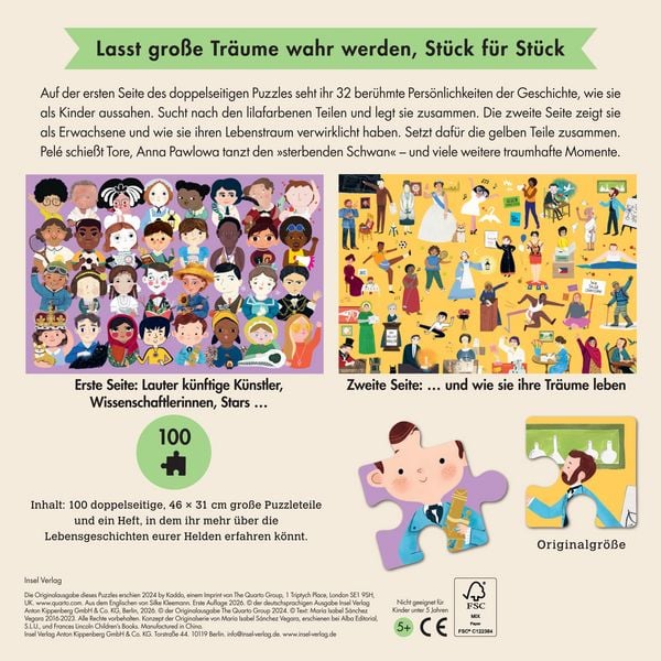 Produktbild: Little People, BIG DREAMS &ndash; Das Puzzle