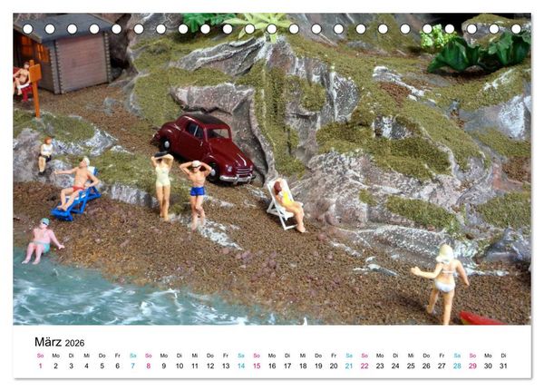 Produktbild: Bella Italia im Modell (Tischkalender 2026 DIN A5 quer), CALVENDO Monatskalender