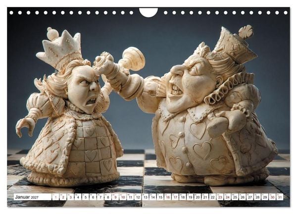 Produktbild: Schach &ndash; Wenn Schachfiguren Charakter zeigen (Wandkalender 2027 DIN A4 quer), CALVENDO Monatskalender
