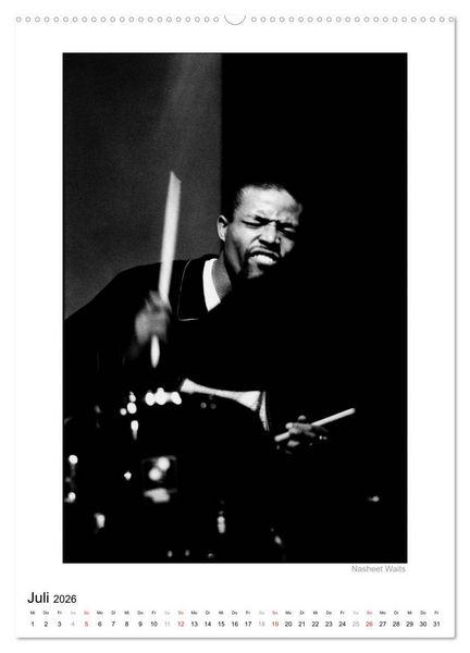 Produktbild: Jazzsound (Wandkalender 2026 DIN A2 hoch), CALVENDO Monatskalender