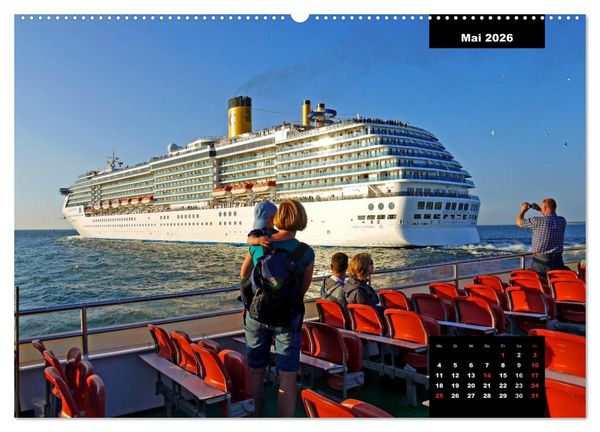 Produktbild: Bitte ein Schiff! (hochwertiger Premium Wandkalender 2026 DIN A2 quer), Kunstdruck in Hochglanz
