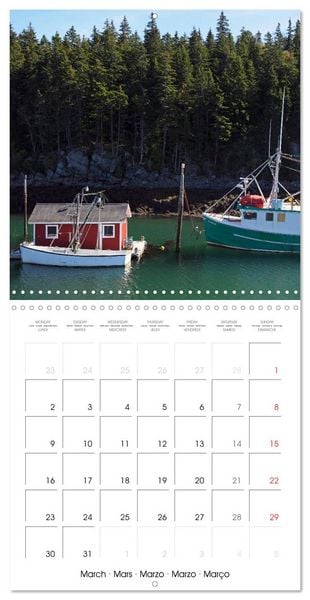 Produktbild: Canada-Est (Calendrier mural carr&eacute; 2026 30x30 cm) Calendrier double avec une page pour vos prises de notes