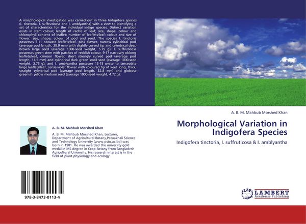 Produktbild: Morphological Variation in Indigofera Species