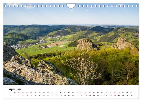 Produktbild: SAUERLAND &ndash; Besondere Orte (Wandkalender 2026 DIN A4 quer), CALVENDO Monatskalender