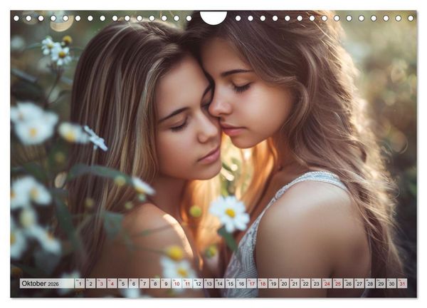 Produktbild: Farben der Liebe: Bunte Vielfalt des Herzens (Wandkalender 2026 DIN A4 quer), CALVENDO Monatskalender