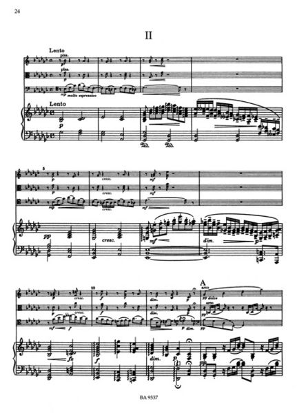 Produktbild: Klavierquartett Es-Dur op. 87 (Klav&iacute;rn&iacute; kvartet Es dur op. 87)