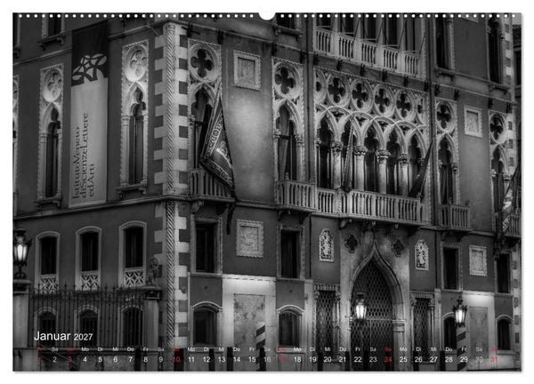 Produktbild: Venedig - Licht und Schatten (hochwertiger Premium Wandkalender 2027 DIN A2 quer), Kunstdruck in Hochglanz