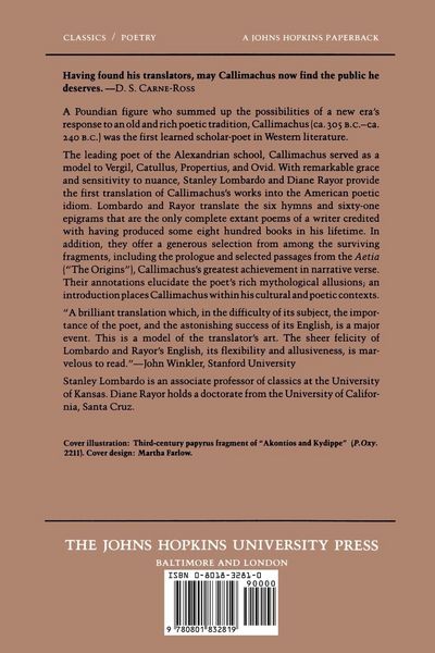 Produktbild: Callimachus