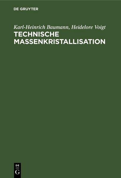 Produktbild: Technische Massenkristallisation