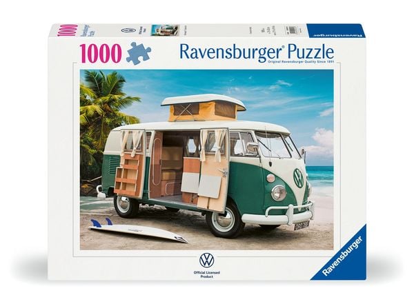 Produktbild: Erwachsenenpuzzle 1000 Teile - Volkswagen T1 Camper Van