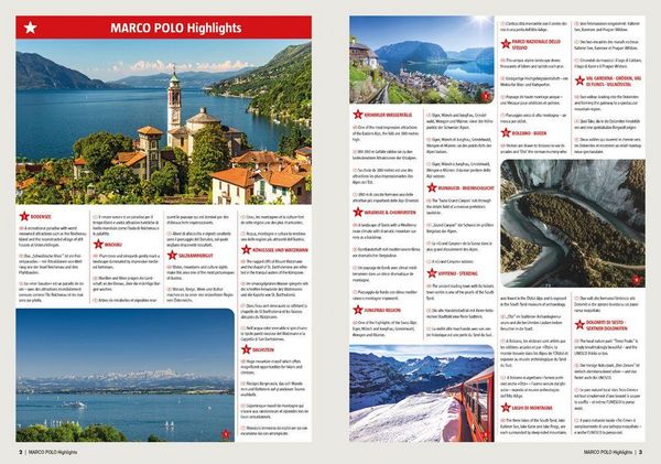Produktbild: MARCO POLO Reiseatlas Alpen, Norditalien 1:300.000