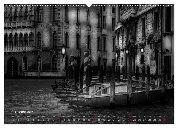 Produktbild: Venedig - Licht und Schatten (hochwertiger Premium Wandkalender 2027 DIN A2 quer), Kunstdruck in Hochglanz