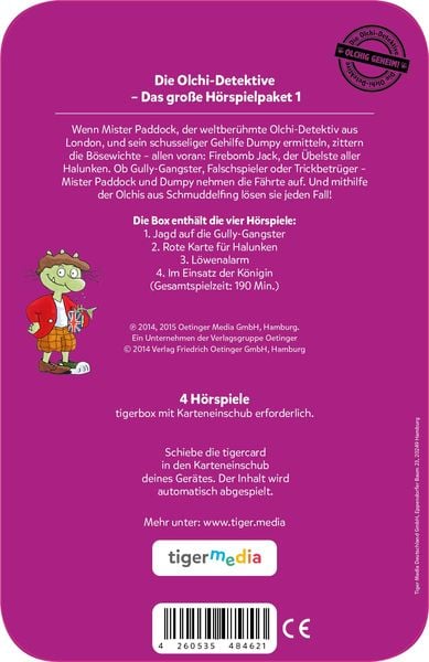 Produktbild: tigercards Multicard - Olchi-Detektive - 4 H&ouml;rspiele (Folgen 1 - 4)